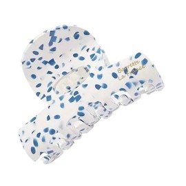 Hair Claw Clips - Fashion Hair Clamps | 2.4 Inches Aesthetic Stylish Strong Hold Anti-Slip Half Hairclips for Women Girls Teen Wedding Styling