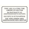Tin Sign 20 x 30 cm Curved You Leave the