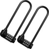 Shimeyao 2 Pieces 6 Inch Long Shackle Combination Lock 4