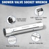 Workpro 9-Piece Shower Valve Socket Wrench Set with Bar Handle