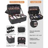 Relavel Extra Large Makeup Bag, Makeup Case Professional Makeup Artist