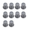 sourcing map 10Pcs 4mm Insert Shaft 16x16.5mm Plastic Potentiometer Rotary