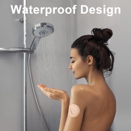 CGM Adhesive Patches for Guardian and Other Sensor,15 Pack Waterproof and Breathable Tapes,No Glue in The Center,Flexible Covers for 7+ Days