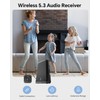 MIPEACE Bluetooth Receiver, 5.3 Bluetooth Audio Adapter for Wired Headphones,