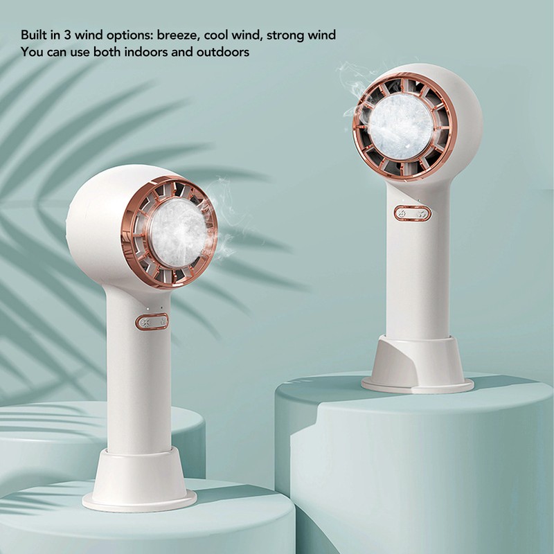 Mini Handheld Fan Portable USB Rechargeable Small Pocket Fan with