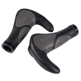 Limeow 1 Pair Bicycle Handlebar Grips Bike Handlebar Grips Bike Handle Grips Mountain Bike Grips Handlebar Grips Handlebars for Mountain Bikes Trekking Bikes City Bikes Road Bikes and Folding Bike