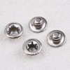 ZORZA 40Pcs Metal Push Nut Caps M6 & M8 Axle