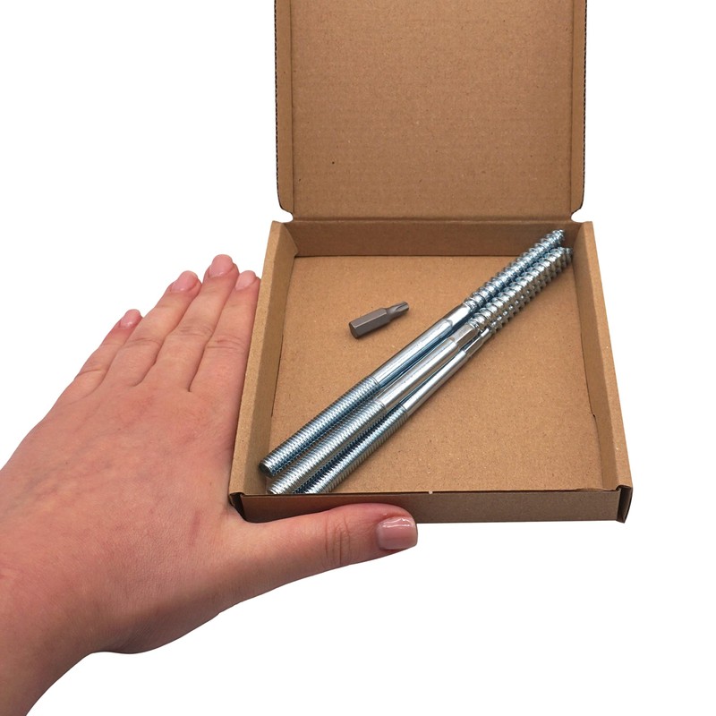 SKIR'CO Pack of 4 Hanger Bolts M8 x 160 mm