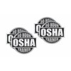 30 Hour OSHA Trained Circle (2 Pack) Vinyl Hard Hat