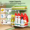Kitstorack Under Sink Organizer, 2 Tier Under the Sink Storage,