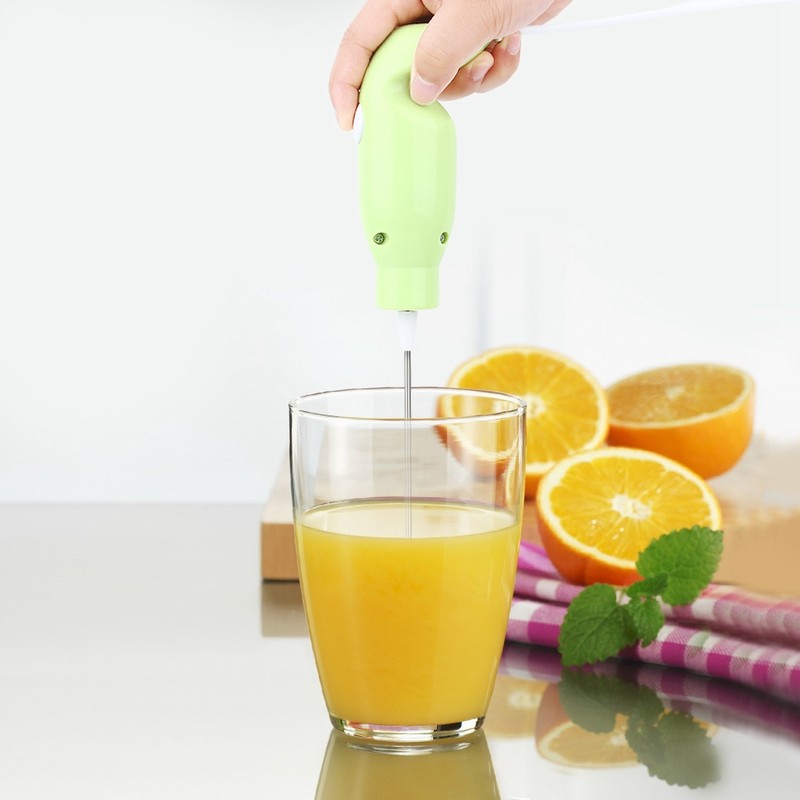 Electric Handheld Coffee Mixer Milk Frother Foamer for Eggs Hot