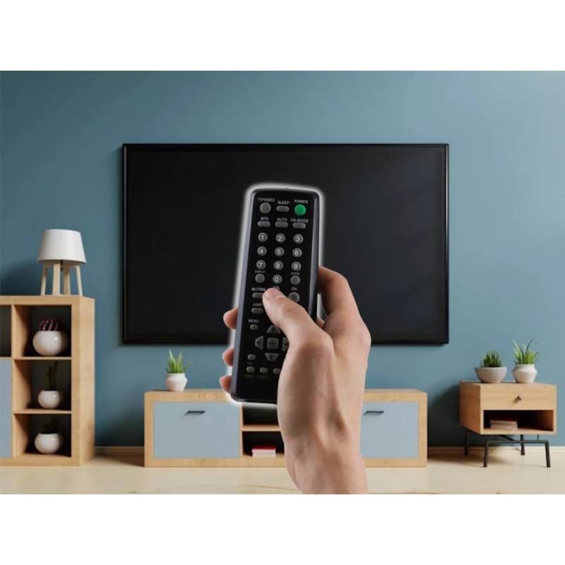 Control Remoto Sony Tv Analogo Negro Ce-101