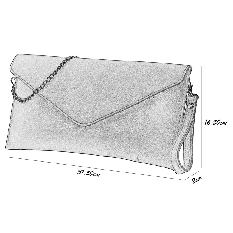 SH Leder Genuine Leather Clutch Shoulder Bag Small Bag Elegant
