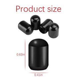 LKAHG 4PCS Car Tire Valve Stem Caps, Aluminum Alloy Vehicle Valve Stem Cover with Rubber Sealing Gaskets, Corrosion Resistant Auto Exterior Accessories, Universal for SUV, Motorcycles, Bike (Black)