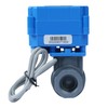 U.S. Solid 1/2 in UPVC Motorized Ball Valve - Plastic