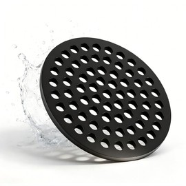 5.5 Inches Cast Iron Drain Cover, Heavy Duty Rust Proof Floor Drain Grate