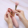 2PCS Silicone Makeup Brush Holder Waterproof Soft Portable Cosmetic Storage
