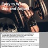2pcs Wrist Straps for Weightlifting, Weightlifting Straps with D Ring