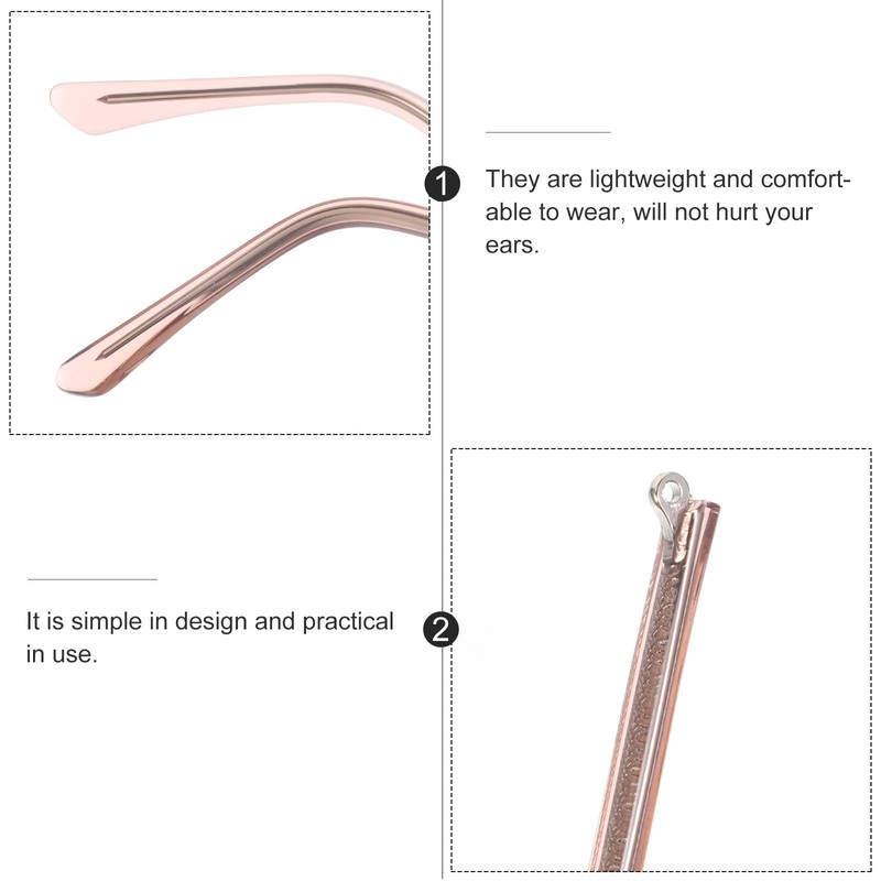 iplusmile Glasses Replacement Temples with Screws Glasses Replacement Arm 1