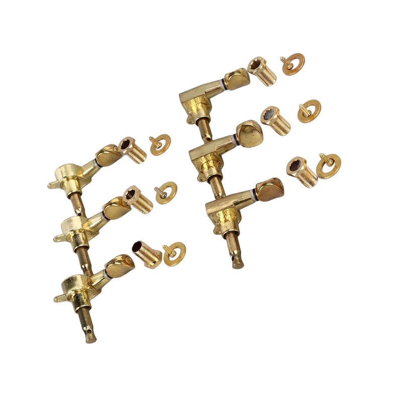 6Pcs Full Closed Guitar Tuning Key Accurate Fast Operation Stable
