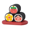 Decore Concombre ZFK-16228K Shoukei Square Roll Approx. 15.7 x 13.4