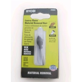 RYOBI Rotary Tool Wood Plastic Coarse Flame Material Removal Burr New A90MR01