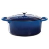 Crock Pot Artisan Enameled Cast Iron 7-Quart Oval Dutch Oven,