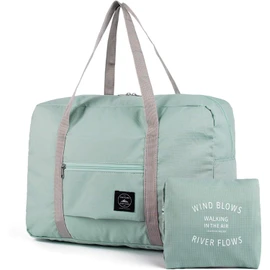 Travel Foldable Duffel Bag for Airlines, Resistant Nylon Waterproof Lightweight Travel Duffle Luggage Bag for Women Men for Vacation, Sports, Gym