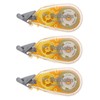 Delphonics Rolburn Correction Tape (Yellow) 3-Piece Set