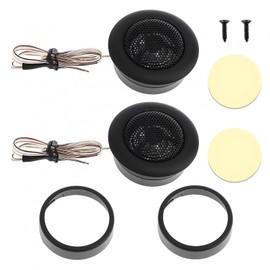 DriSentri Car Tweeters, 2pcs 12V 800W High Efficiency Car Stereo Speakers, Mini Dome Tweeter Speakers for Car Audio System Accessories