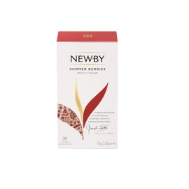 Summer Berries Herbal Tea – 25 Individually Wrapped Tea Bags – Fruity & Refreshing Infusion by Newby Teas