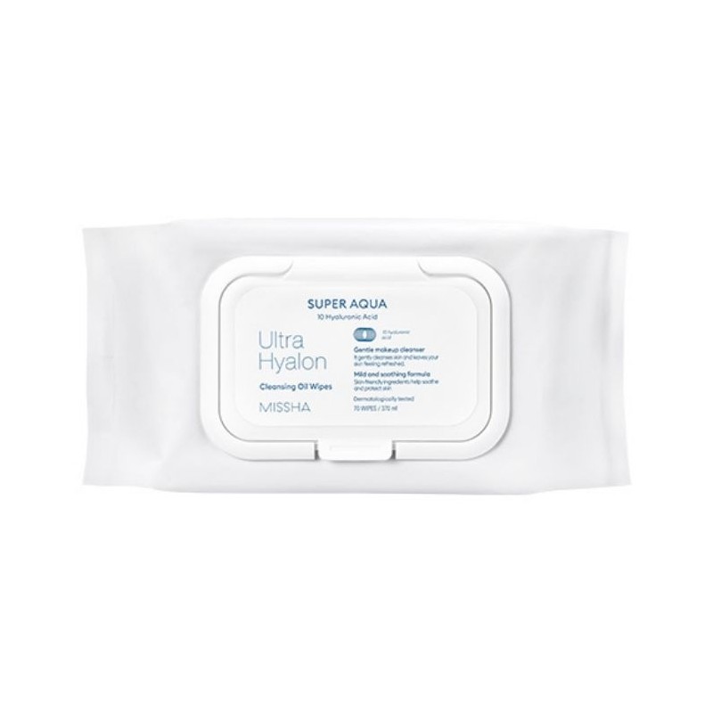 Missha Super Aqua Ultra Hyalon Cleansing Oil Tissue Large Capacity