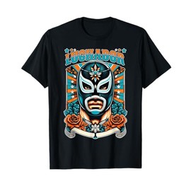 Cinco De Mayo Retro Luchador Mexican Mask Wrestling T-Shirt