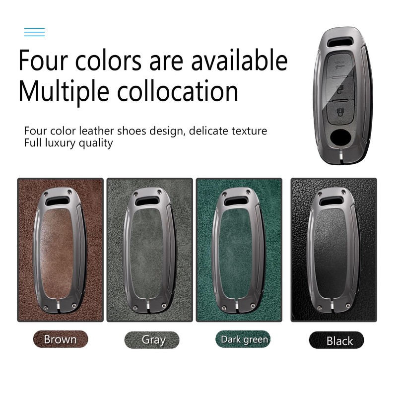 HIBEYO Smart Key Fob Cover Compatible with 2023 2024 2025