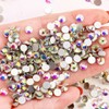 STOBOK DIY Nail Art Gems Flatback Crystal Glass Rhinestones Multi