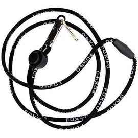 Fox 40 Logo Multi Sports Referee Accessory Breakaway Neck Lanyard 36" Black