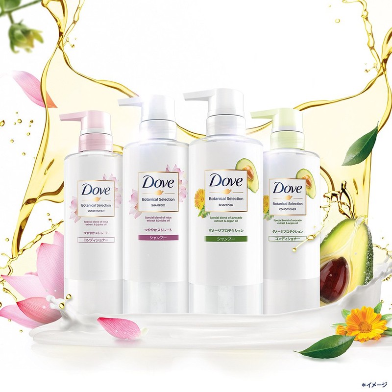 Dove Botanical Selection Damage Protection Conditioner, Pump Bottle, 17.6 oz