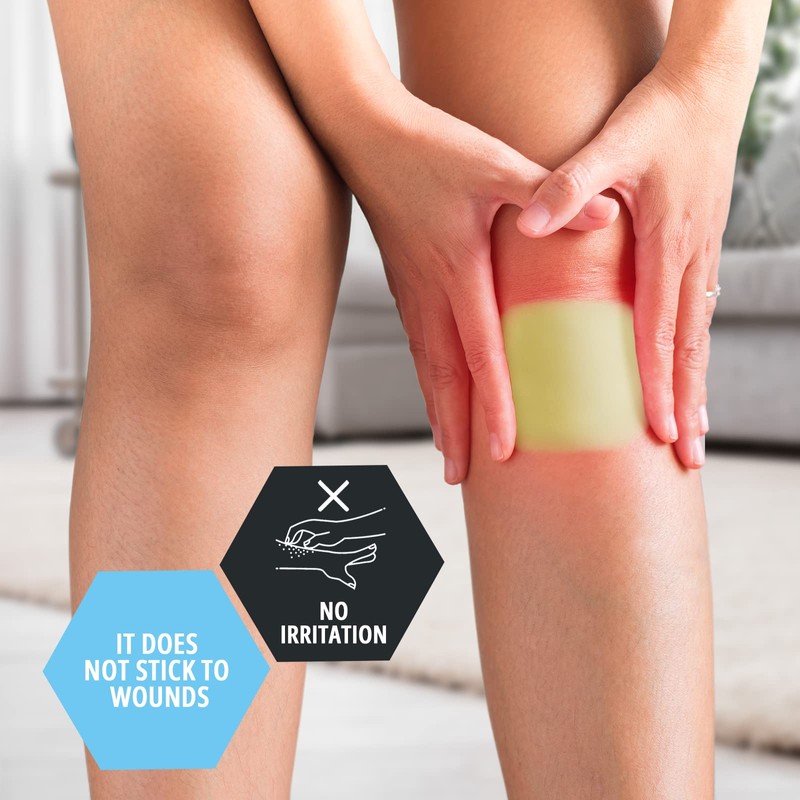 MED PRIDE Hydrocolloid Dressings and Bandages, Highly Absorbent, Water-Resistant, Comfortable,