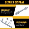 VIVIDA 6" J-Bolt Post Hinge, J Bolt Gate Hinge with