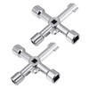 Universal key, control cabinet key, 4-way multifunctional key, 2 pieces