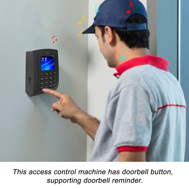 2.4in Access Control Machine TCP/IP Password Card Attendance Checking Wiegand26