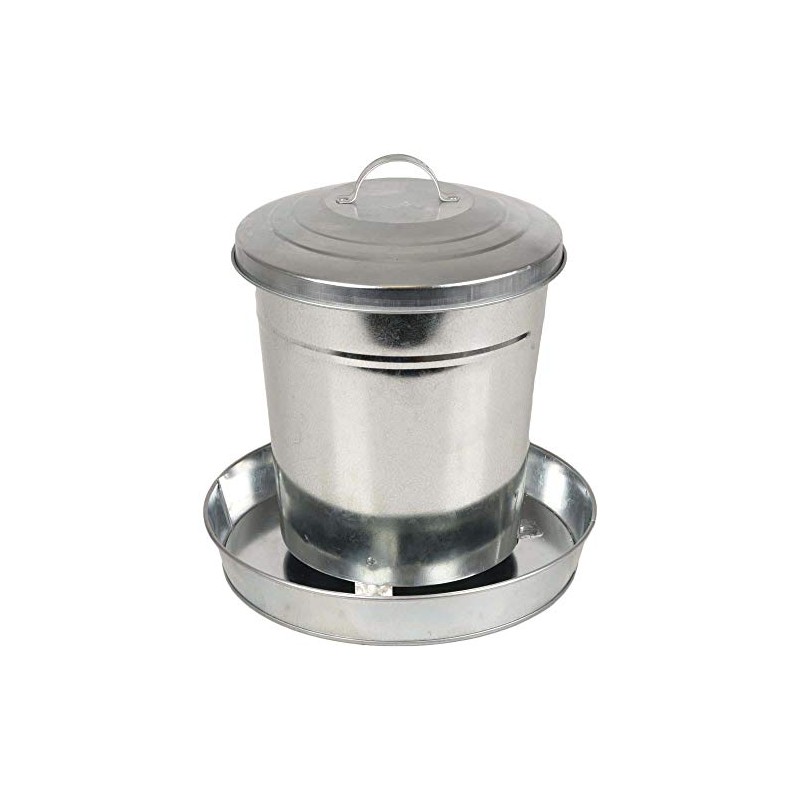 Flamingo Hedwig 310045 Automatic Feeder Galvanised 6 L