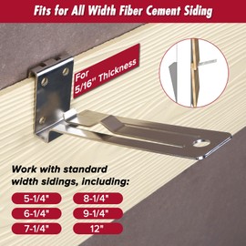 Siding Installation Tools, Stainless Siding Gauge for 5/16-Inch Fiber Cement Board,Siding Gauge Tool 2 Pieces