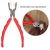 Double Flat&Round Nylon Jaw Pliers Bracelet Jewelry Making Tool (D