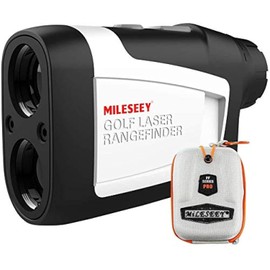 MiLESEEY Golf Rangefinder with Slope On/Off, 600 m Golf Laser Rangefinder with Flag Lock and Vibration, Legal for Competitions, ±0.5 m Accuracy, 6x Magnification for Golf and Hiking