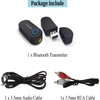 Bluetooth Transmitter, Bluetooth 5.0 Transmitter, Wireless Portable Audio Adapter for