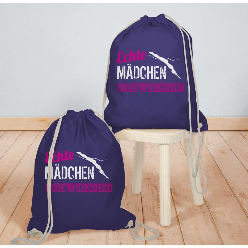 Shirtracer - Gym Bag Backpack - Real Girls Swimming, 07