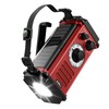 10000wAh/37000mWh Emergency Hand Crank Radio, Solar AM FM NOAA Weather