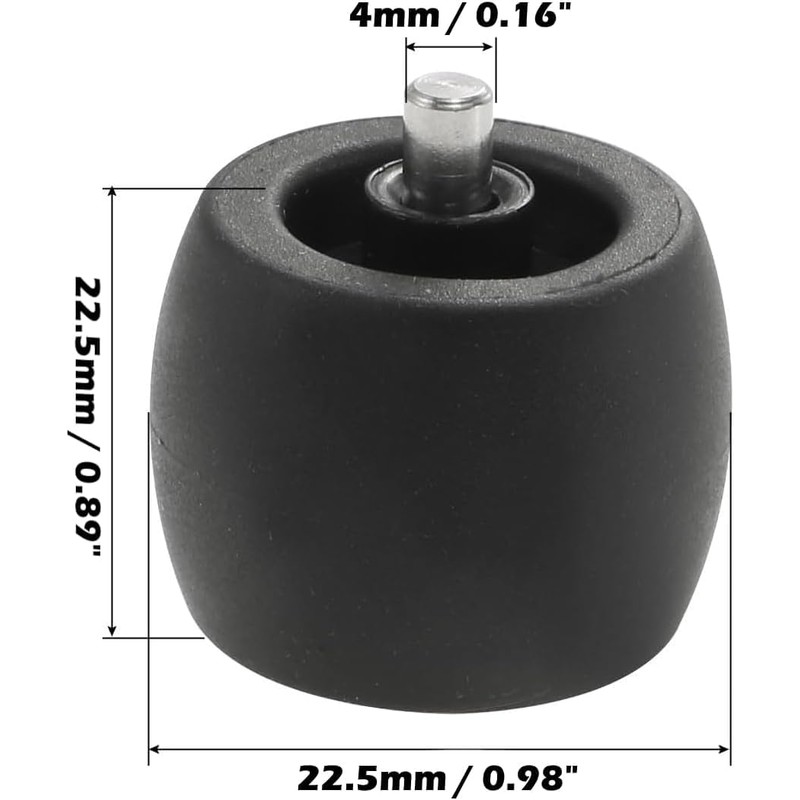2x Goodsby Replacement Front Roller Wheel for Shark RV2300 RV2300S