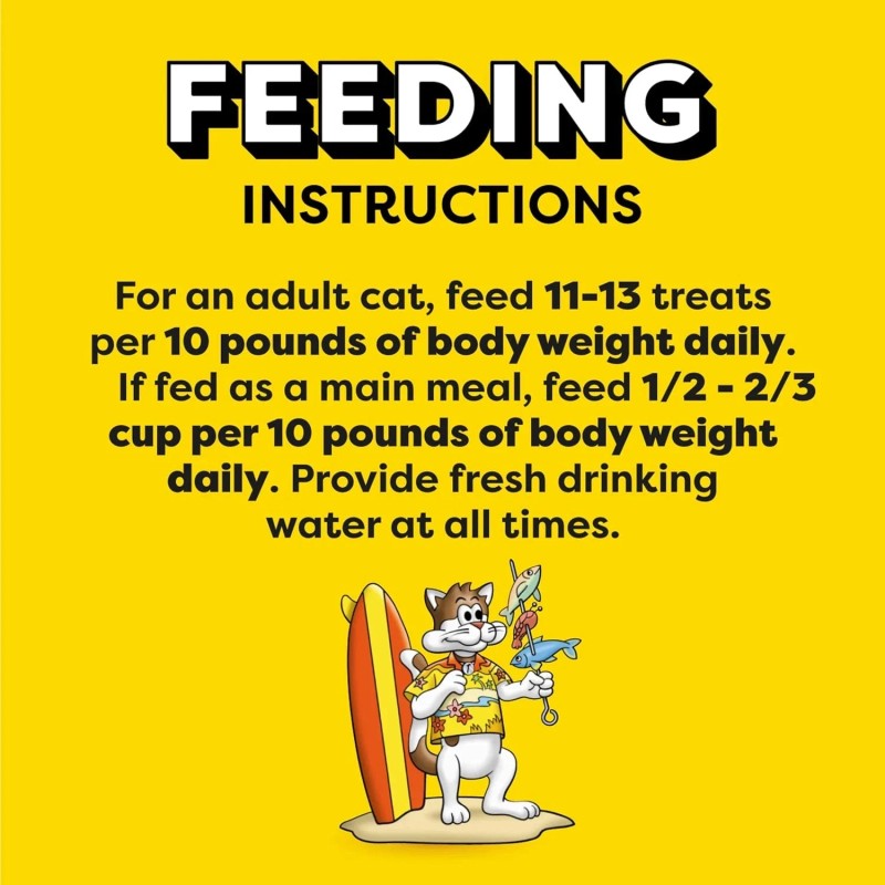 Temptations MixUps Crunchy and Soft Cat Treats Surfer's Delight Flavor,